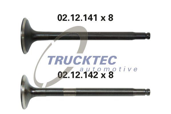 TRUCKTEC AUTOMOTIVE vožtuvas 02.43.296